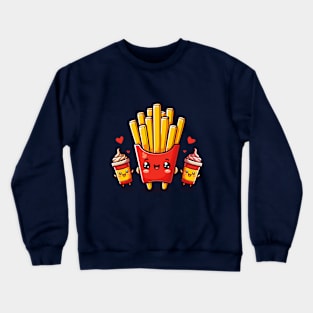 French Fries and Friend Crewneck Sweatshirt